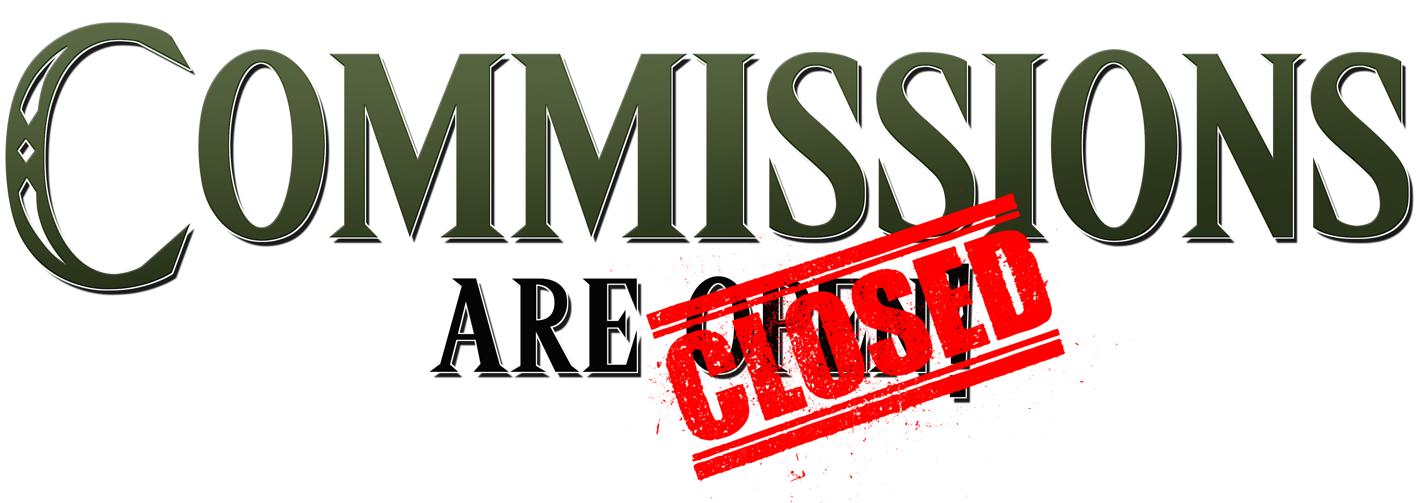 Commissions Closed Logo